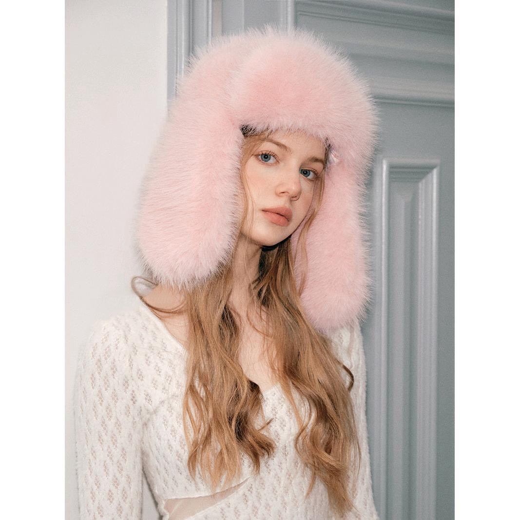 MINKY FUR HAT & SCARF