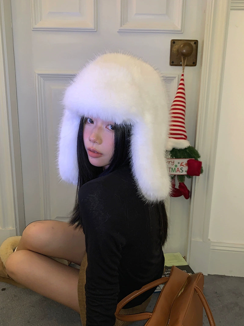 MINKY FUR HAT & SCARF