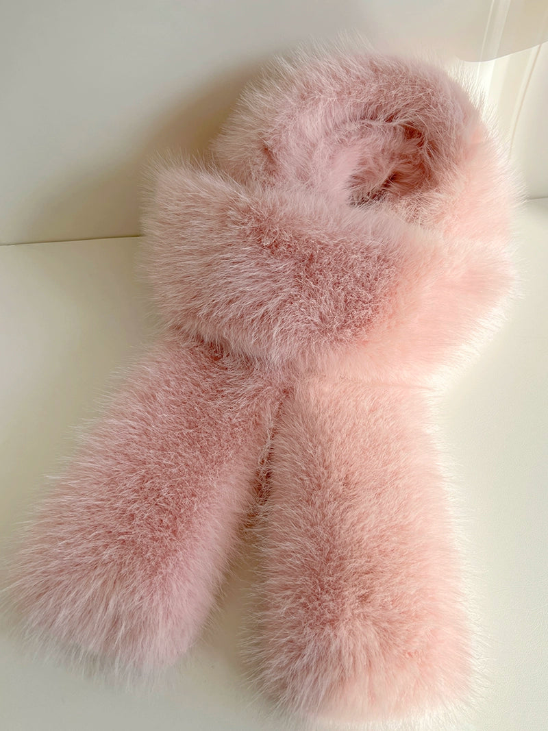 MINKY FUR HAT & SCARF