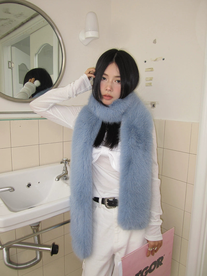 MINKY FUR HAT & SCARF